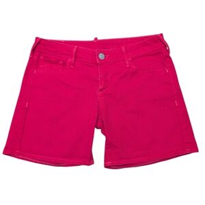 True Religion Cassie Shorts Red Rolled Size 28